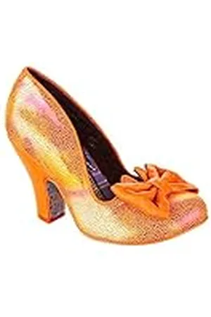 Irregular Choice Justo a Tiempo, Oxford Mujer, Orange, 37 EU