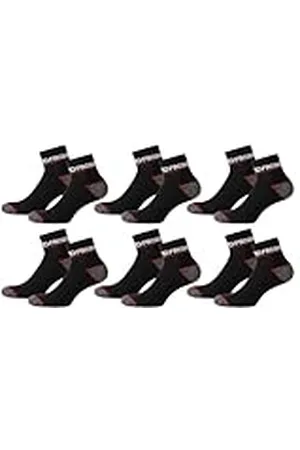 Facom Calcetines Hombre Trabajo resistente, calcetines bajos, duradero, tacones y puntas reforzados (lote de 6)