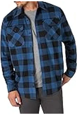 Wrangler Camiseta de manga larga para hombre - Azul - X-Large