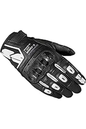SPIDI G-Carbon - Guantes de Moto con función táctil resistiva y Acolchado Protector, Resistentes a la abrasión y Transpirables
