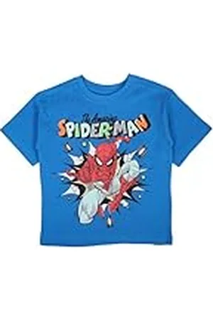 Disney Camiseta de Manga Corta niño Spiderman T-Shirt, , 3 años Unisex Kids