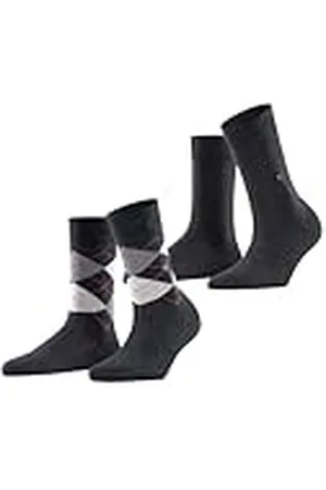 Burlington Everyday Mix Multipack W So algodón estampados 2 pares, Calcetines Mujer, , 36-41
