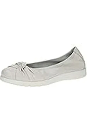 Caprice 9-9-22163-20, Bailarina Mujer, Blanco (Offwhite Soft), 37 EU Ancho