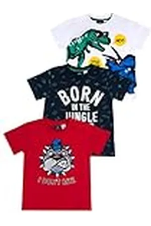 chicco Pack Camiseta con manga corta de algodòn, Camisetas Niños, , 5 años (pack de 3)