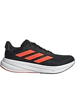 adidas Response Super Shoes, Zapatillas para Correr Hombre, Core Black/Solar Red/Core Black, 40 2/3 EU