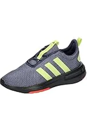adidas Racer TR23 Shoes Kids, Zapatillas para Correr, Shadow Navy/Pulse Lime/Black, 38 2/3 EU