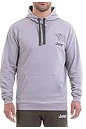 Jeep Invernale per con Cappuccio Regolabile Tasca Frontale E Stampa Orso con Logo Sul Petto Camiseta, Hombre, , S