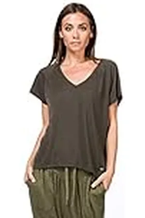 Supernatural Camiseta Estampada de Manga Larga para Mujer, con Lana Merino, W JONSER LS Printed