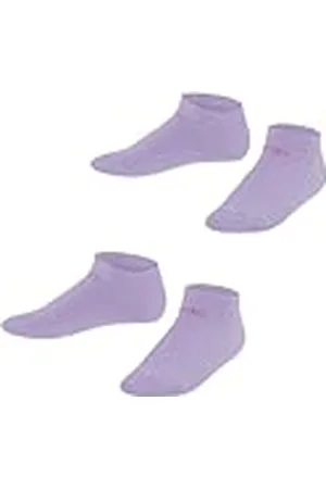 ESPRIT Foot Logo 2-Pack K SN algodón corte unicolor 2 pares, Calcetines cortos Unisex niños, , 35-38