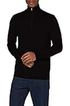 SELECTED Slhberg Half Zip Cardigan B Noos Sudadera, , L para Hombre