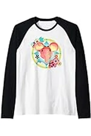Clangers Madre Clanger Floral Circle Día de la Madre Camiseta Manga Raglan