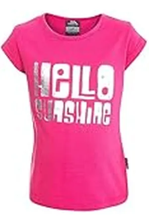 Trespass Camiseta para niños de 2 a 12 años, diseño de Hello