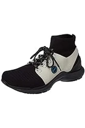 UYN Himalaya 6000 Mid Black Sole, Trekking Hombre, Negro/Gris Perla, 42 EU