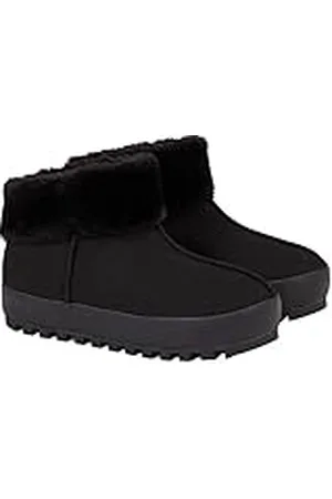 Calvin Klein Jeans Mujer Zapatillas para estar en casa Home Anke Slipper Calentitas, Negro (Triple Black), 38 EU