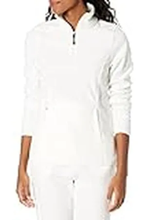 Amazon Chaqueta de Forro Polar con Cremallera de un Cuarto, Manga Larga y Ajuste Clásico (Disponible en Tallas Grandes) Mujer, , 6XL Grande