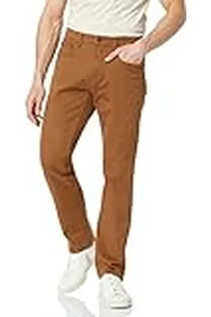 Amazon Pantalón Vaquero Elástico de Ajuste Deportivo Hombre, , 32W / 30L