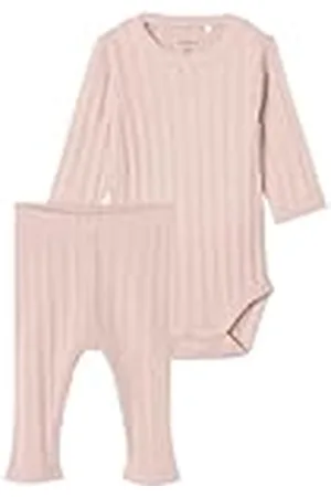 NAME IT Nbfnayan LS Body Set Conjunto de Cuerpo, , 74 (Pack de 2) Bebé-Niñas