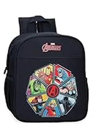 Marvel Los Vengadores Avengers To the power Mochila Guardería Negro 21x25x10 cms Poliéster 5,25L