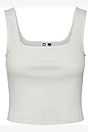 Pieces® Pcnukisa Cropped Tank Top Noos Camiseta de Tirantes Anchos, , XL Mujeres