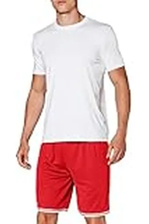 Jako Pantalones Cortos para Hombre Center 2.0, Hombre, Corto, 4450, Rojo/Blanco, XX-Large