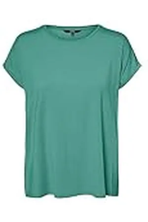 VERO MODA Vmava Plain SS Top Gajrs Noos, Camiseta Mujer, , M