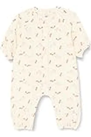 Petit Bateau Mono largo para Bebé-Niñas, Blanco Avalanche / Multicolor, 6 meses