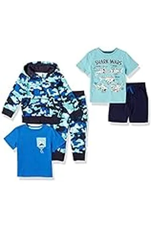 Amazon Conjuntos Personalizables con Sudaderas, Camisetas y Pantalones Cortos Coordinados, Ideales para Regalo Niño, , 8 años