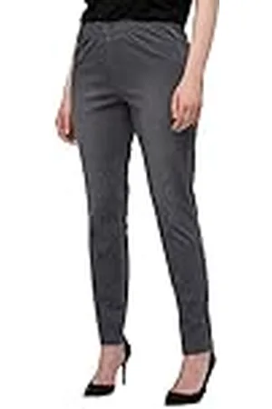 Ulla Popken Jersey-Jeans Pantalones, Color Gris Claro, 53W / 32L para Mujer