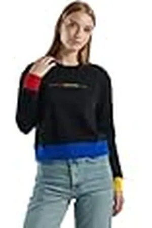 Benetton Jersey G/C M/L 3j68d107z Sudadera con Capucha, , S para Mujer