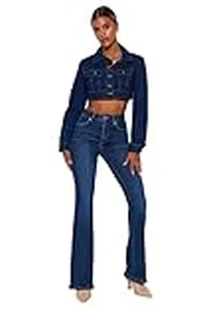 Trendyol Damen Gerade Fackel Hohe Taille Jeans, , 42 De Las Mujeres