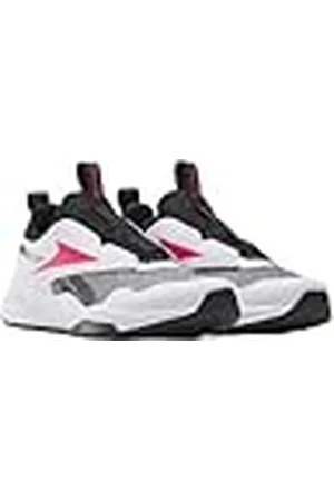 Reebok XT Sprinter Slip, Zapatillas, White/Black/BOLDPINK, 30.5 EU