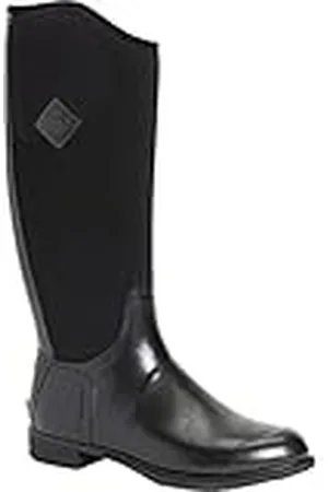 Muck Derby Tall, Botas de Lluvia Mujer, Black, 37 EU