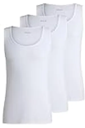 HUGO BOSS TankTop3P RibClassic Chaleco para Hombre, , XL