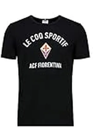 Le Coq Sportif Fiorentina Fanwear tee SS N°1 M Black Camiseta, Mujer, XS