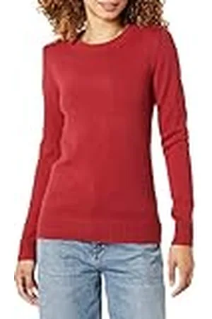 Amazon Jersey en Algodón de Cuello Redondo (Disponible en Tallas Grandes) Mujer, , XS