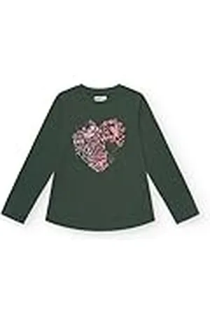 Tuc Tuc Camiseta Verde de Manga Larga con corazón Estampado colección Rebel Dreamers (Talla 8 años)