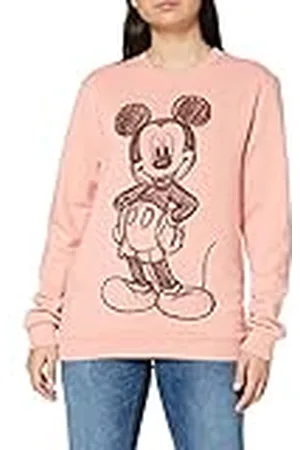 Disney Mickey Forward Sketch Sudadera, , 40 (Talla del Fabricante: Medium) para Mujer
