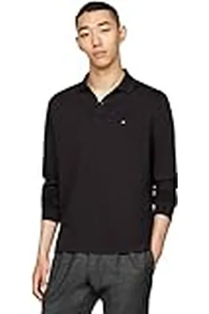 Tommy Hilfiger Polo de Manga Larga Hombre Liquid Cotton Regular Fit, , 3XL