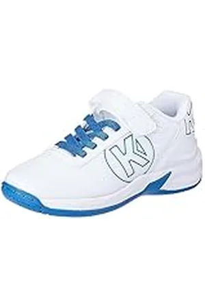 Kempa Attack 2.0 Junior - Zapatillas, Color Blanco y Azul, Blanco Azul Clásico, 28 EU