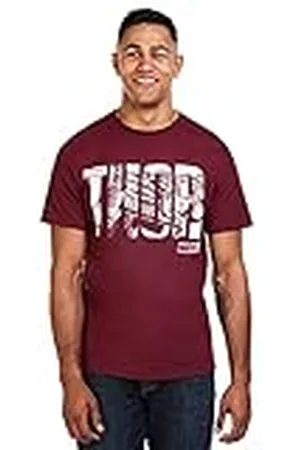 Marvel Thor Text Camiseta, , XX-Large para Hombre