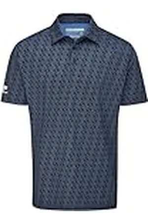 Stuburt Falcon-Polo de Manga Corta, Transpirable, Ligero, Ajuste clásico, Absorbe la Humedad Camisa, , S para Hombre