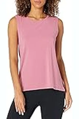Amazon Top de Yoga de Algodón Suave de Corte Relajado (Disponible en Tallas Grandes) (Anteriormente Core 10) Mujer, , 3XL Grande