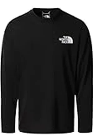 The North Face NF0A2UADJK3 M Reaxion AMP L/S Crew - EU T-Shirt Hombre Black Tamaño XL