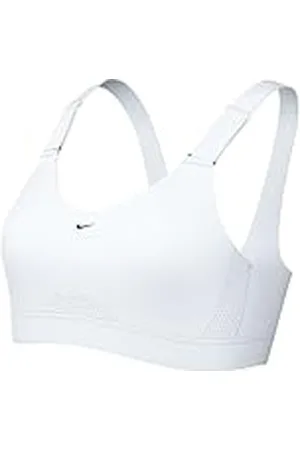Nike DD0430-100 Alpha Sports Bra Mujer White/White/Stone Mauve/Black Tamaño LC-E