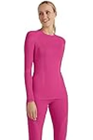 Falke Wool-Tech Round Neck W L/S SH lana hilo funcional secado rápido calida 1 pieza, Capa de base superior Mujer, , L