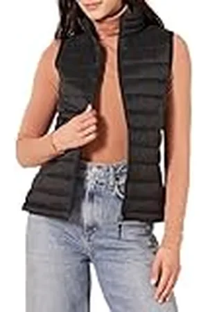 Amazon Chaleco Plumífero Plegable y Ligero, Resistente a la Lluvia Mujer, , XXL