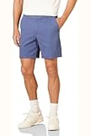 Amazon Pantalones cortos chinos elásticos de 18 cm y corte entallado Hombre, , 30W