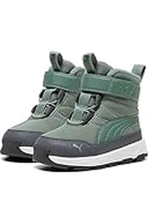 PUMA Evolve Boot AC+ Inf, Zapatillas Unisex bebé, Eucalyptus Strong Gray White, 26 EU