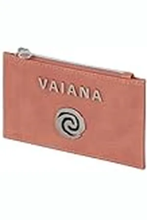 Disney Vaiana Coral-Tarjetero Slim, Rojo, 14 x 8 cm