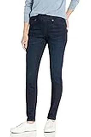 Amazon Jeggings Elásticos Fáciles de Poner de Cintura Media (Disponible en Tallas Grandes) Mujer, , 40 Largo